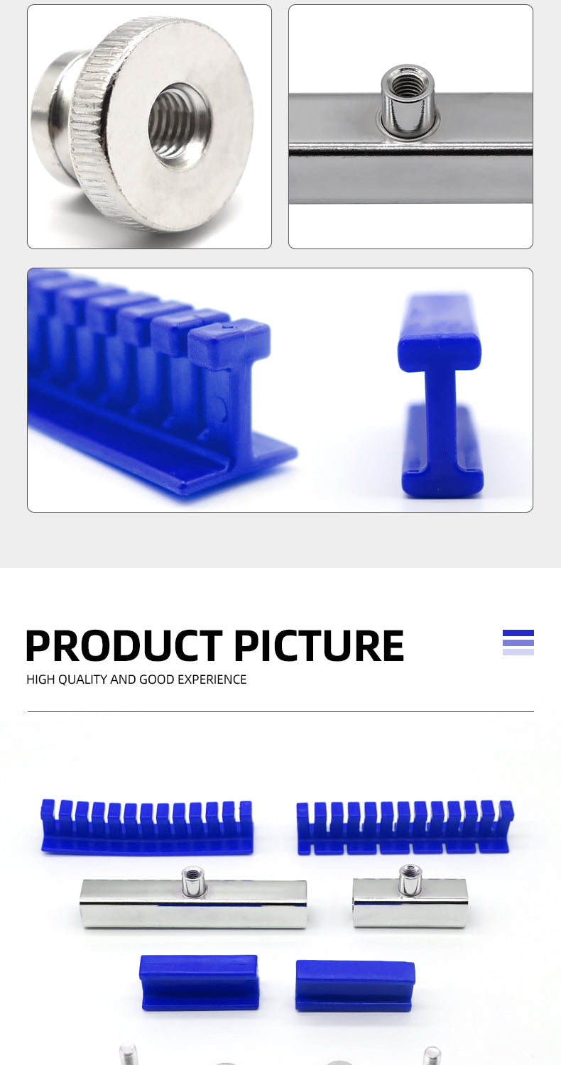 Repair special metal tie rod dent tool blue car dent plastic car repair dent tool body repair tool