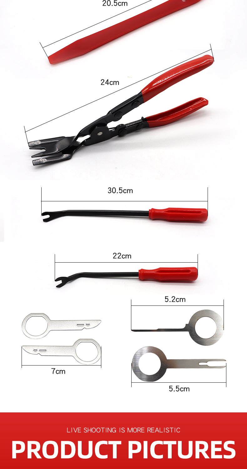 Plastic Buckle Interior Disassembly Rocker, Plastic Buckle Pliers, Door Panel Buckle Screwdriver, Car Audio Disassembly Tool