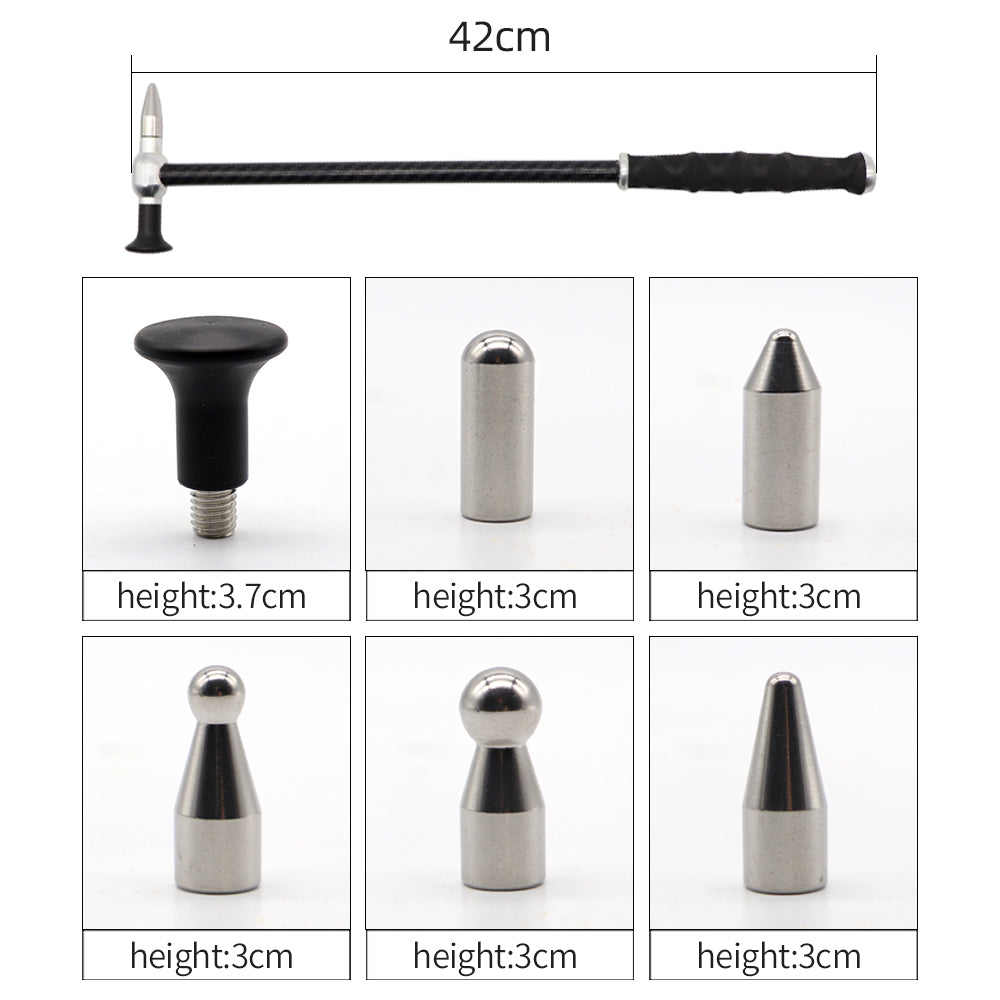 Traceless Repair Hammer Dent Repair Percussion Hammer Set Special Sheet Metal Hammer