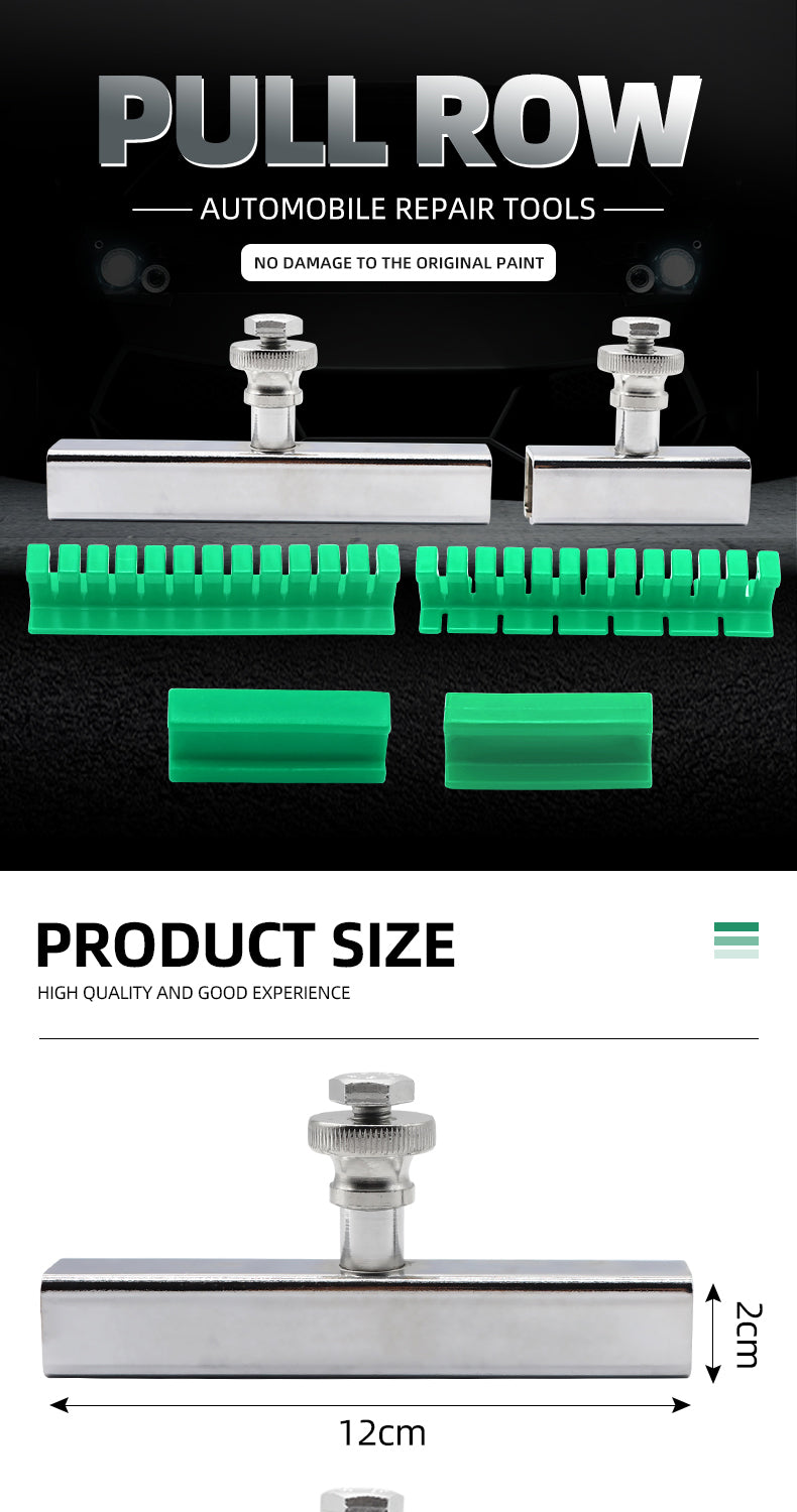 Repair Special Green Car Dent Plastic Car Repair Dent Tool Metal Tie Rod Dent Tool