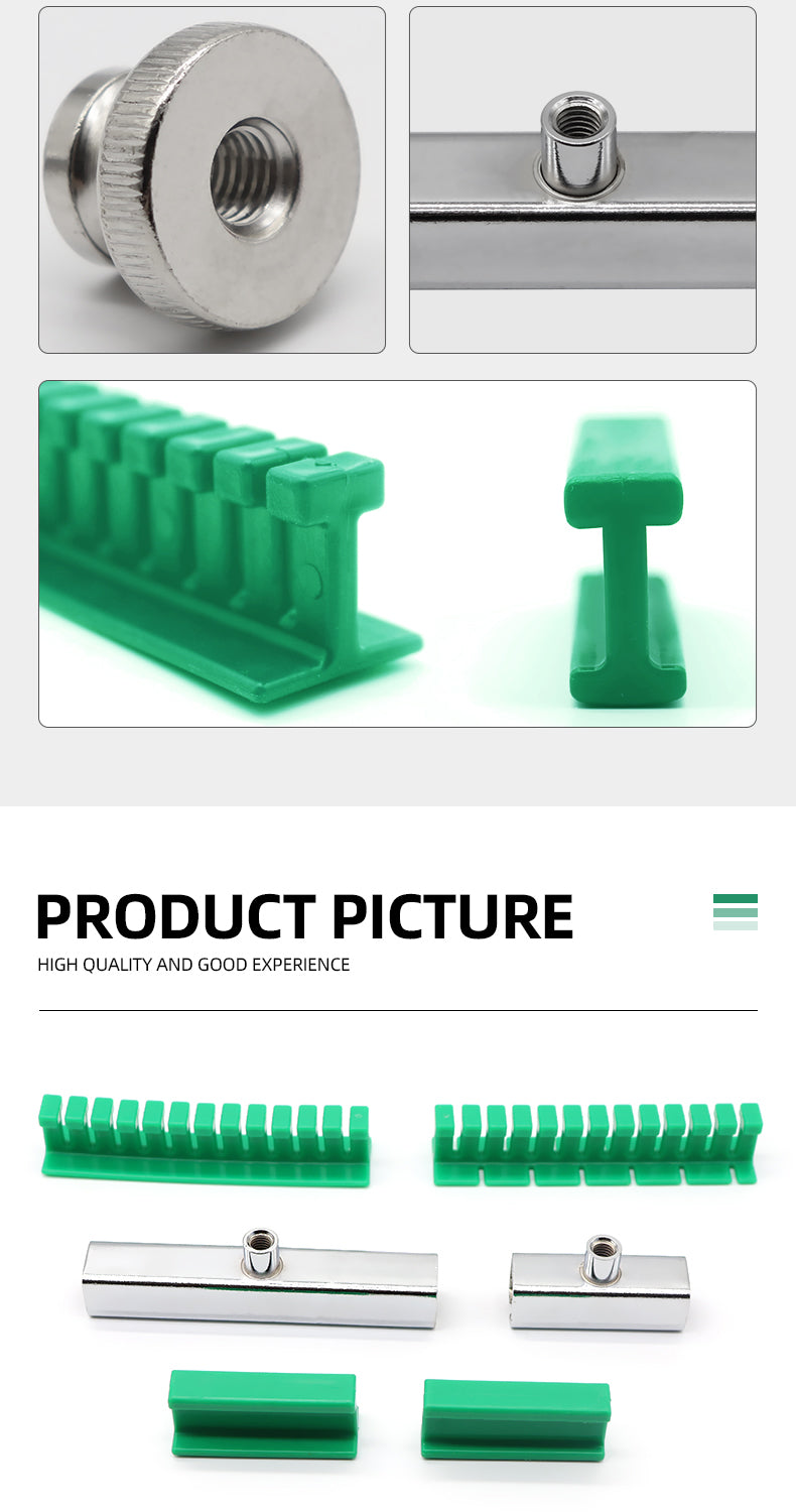 Repair Special Green Car Dent Plastic Car Repair Dent Tool Metal Tie Rod Dent Tool