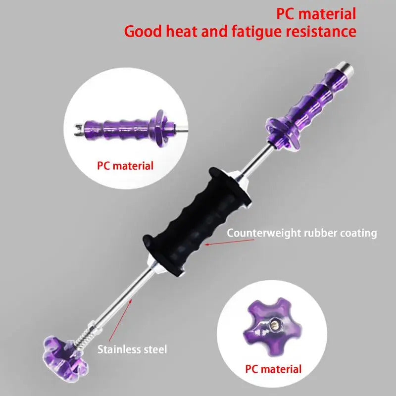 أدوات إصلاح الخدوش بدون طلاء، مطرقة منزلقة، لسان سحب الخدوش لإصلاح هيكل السيارة