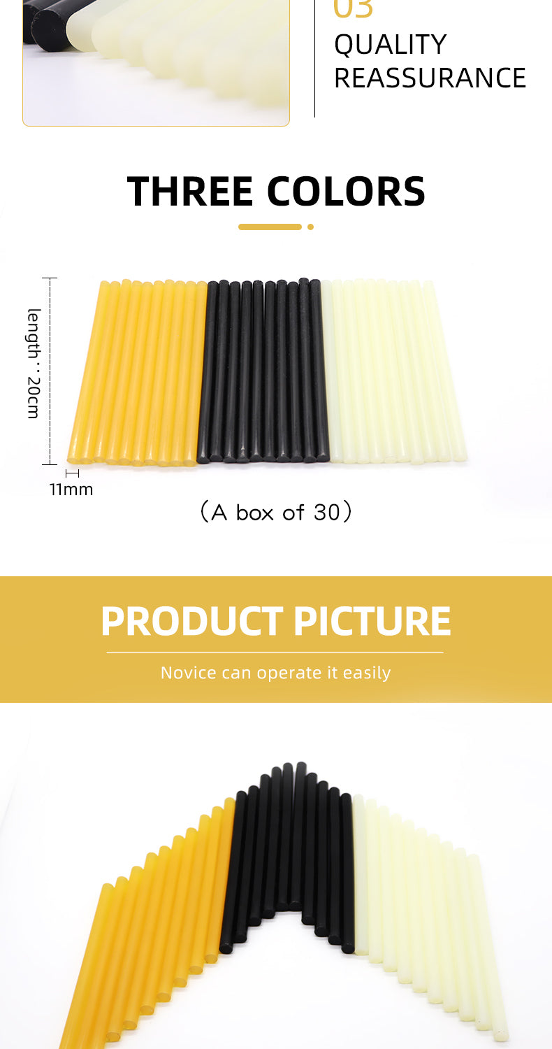 AI Pdr EVA Hot Melt Glue Stick 11mm Hot Melt Pipe Stick Dent Repair Tool Car Denting Tools Dent Puller Machine Car Body Repair