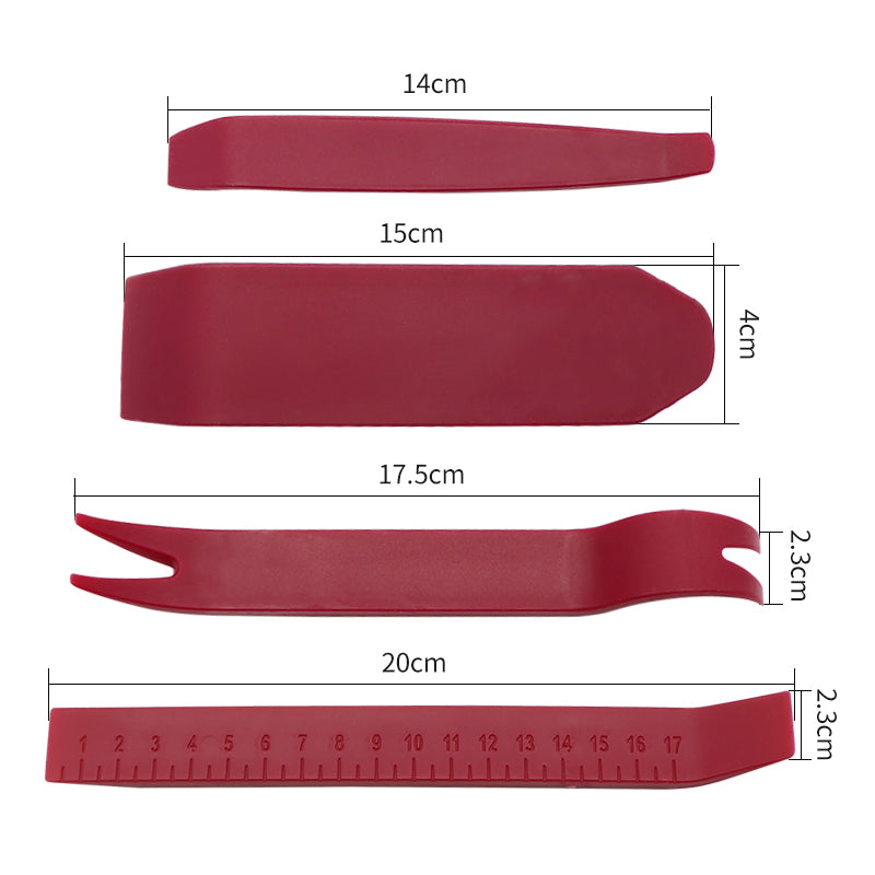 Modified Car Navigation Audio Disassembly and Assembly, Four-piece Set of Crowbars, Door Panel Buckle Plastic Screwdriver