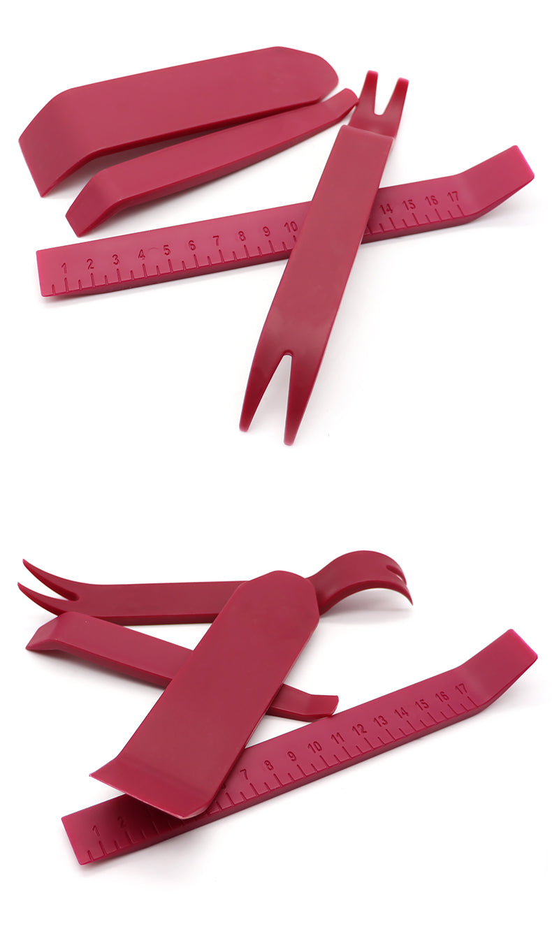 Modified Car Navigation Audio Disassembly and Assembly, Four-piece Set of Crowbars, Door Panel Buckle Plastic Screwdriver