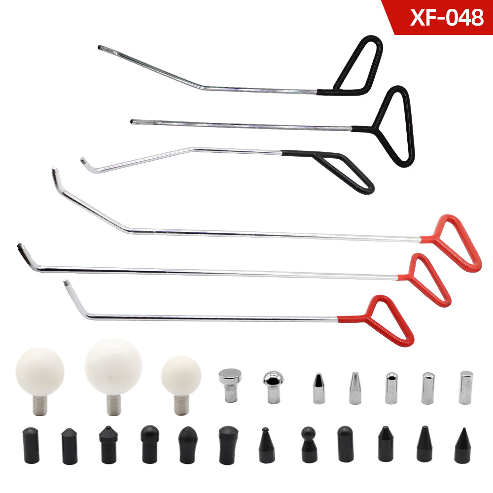 Set of Crowbars Pits, Bumps, Hail Pits, Roof Hooks, Sheet Metal Hooks, Car Dent Repair Tools